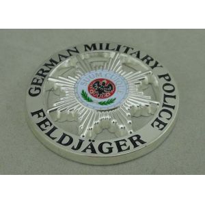 Silver Memorial Custom Military Coins Souvenir Navy Army Challenge