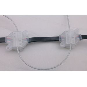 3SMD DC12V 1W LED Pixel Light screw installation 30mm UV Protection