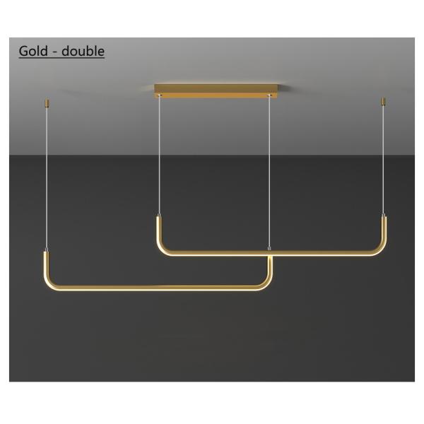 Modern Kitchen Island Chandelier Living Room Black minimalist designer Chandelier (WH-MI-398)