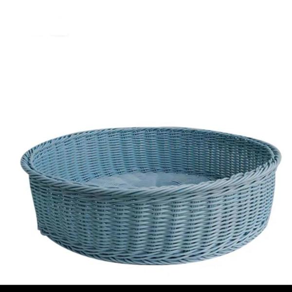 Cane Woven Cat Dog Nest Thickened Washable Closed Rattan Cat House For Summer