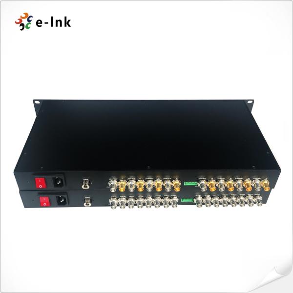 Buy 1U Rack-Mountable 8-Channel SD / HD / 3G-SDI over Single Fiber CWDM Uncompressed Extender at wholesale prices