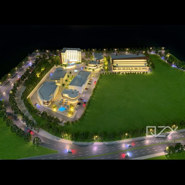 Physical landscape Architectural Model Making Supplies 1:200 Les Constructions De Bouskoura