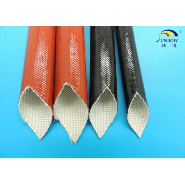 Buy Black Expandable Fiberglass Braided Sleeving with Non-alkali Fiberglass Yarn at wholesale prices