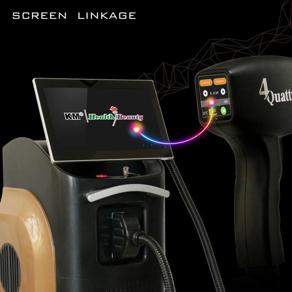 12*12 or 12*20 or 15*27 Spot Size Diode Laser Hair Removal Machine with Dual Handles