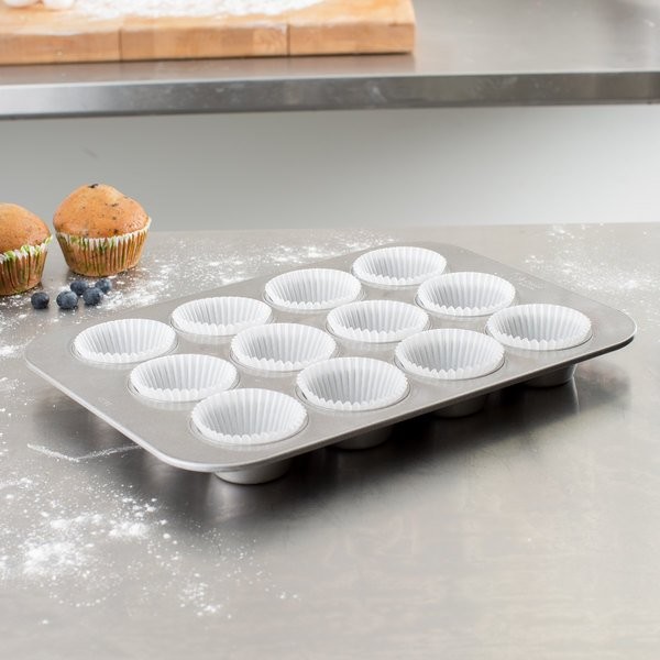 RK Bakeware China-Chicago Metallic Mini Crown Muffin Pan Fda Aluminium Tray For Cake