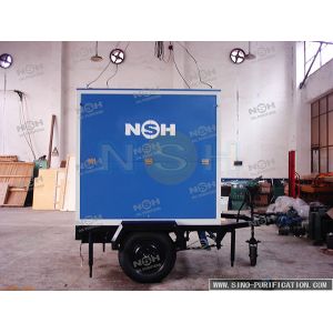 Safe Vacuum Oil Purifier Machine 50LPM Vacuum Dehydrator Oil Purification System