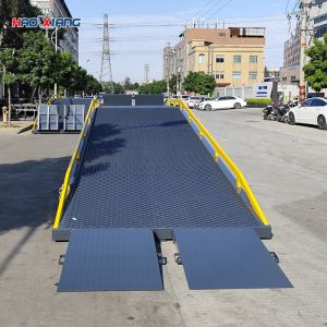 20000kg Power Ramp Dock Leveler 10m Unloading Loading Yard Ramp
