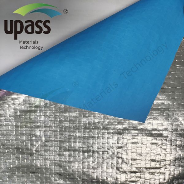 PP Coating Composited Aluminum Foil Woven Cloth Insulation Material Roll Custom Flame Retardant Heat Insulation