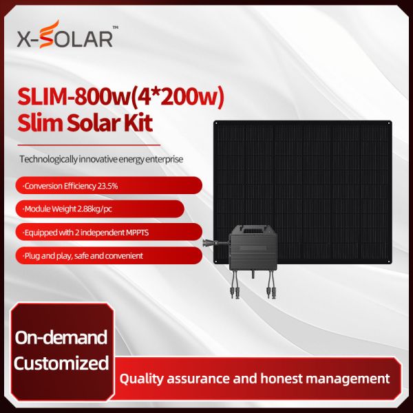 Buy Good Quality Best Sell 800w Balcony Solar Panel Module Sets Light Weight Semi-Soft PV Modules 23.5% Power Efficiency at wholesale prices