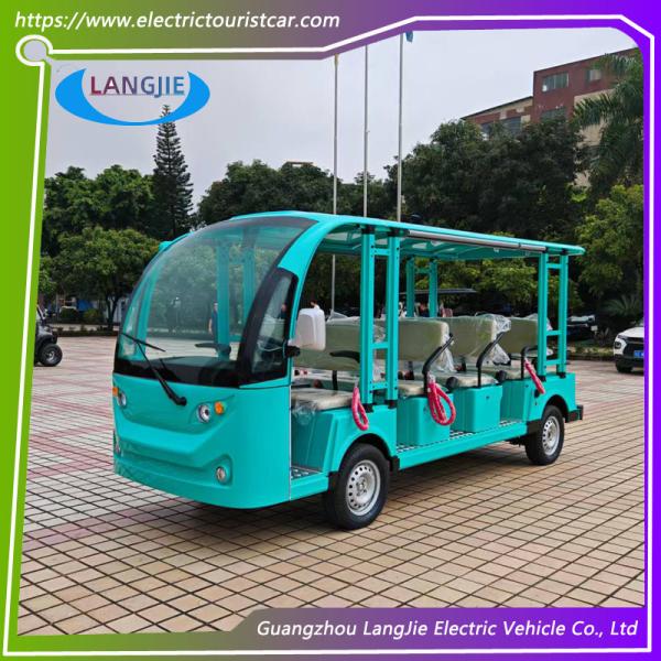 7.5kW AC Motor 11 Seats Electric Tourist Car Max Speed 30km/H For Public Area