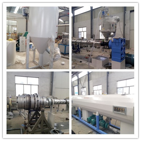 Buy PERT Single Screw Cool and Hot Water Plastic Pipe Extrusion Line stable running at wholesale prices