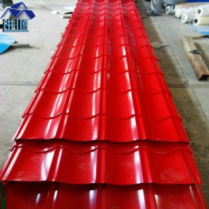 cheap building materials blue corrugated roof sheet 4000-840-0.476mm