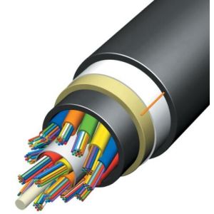 Outdoor Single Mode 24 Core ADSS OFC Fiber Optic Cable