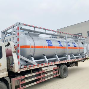 30FT Chemical Transportation Tank Container 9125mm*2438mm*2591mm Dimensions