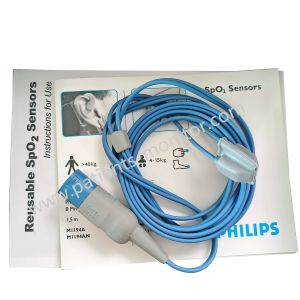 PHiliph Infant Fingertip Glove Reusable SpO2 Sensor M1195A 1.5M 8Pin New