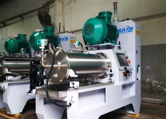 250L Wear Resisting Steel Wet Grinding Horizontal Agitator Bead Mill for massive