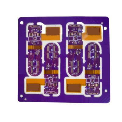 Buy Rigid Flex PCB Board Flexible Adhesive With ENIG Surface Treatment at wholesale prices
