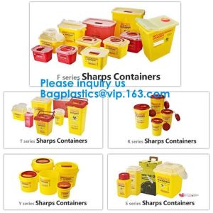 Biohazard Plastic Sharps Container,Hospital Biohazard Medical Needle Disposable