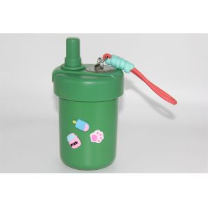 New Style Colorful Vacuum Insulated Fruit Cups with Lid Stainless Steel Tumbler