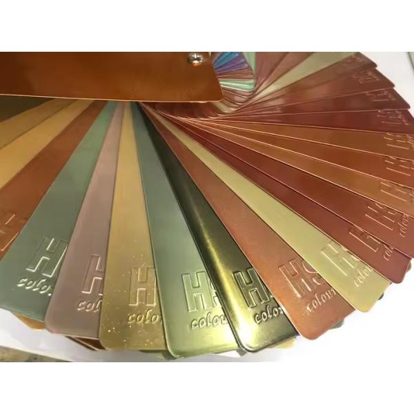 Buy mirror Chrome golden powder coating for Iridescent Finish at wholesale prices