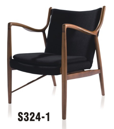 Buy America style wooden frame home upholstered leisure chair furniture at wholesale prices