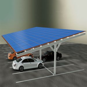 China Al 6005-T5 & SUS 304 PV Garage Canopy Solar Systems on sale