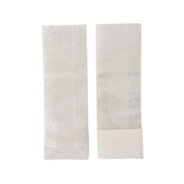 Transparent Flat Bottom Bag Packaging OPP Plastic Bag With Adhesive Seal