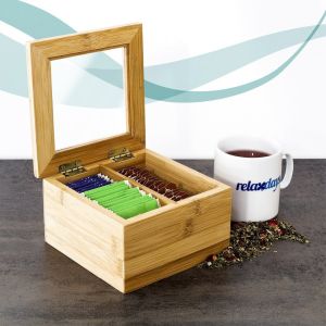 customized bamboo wooden tea chest boxes tea storage container