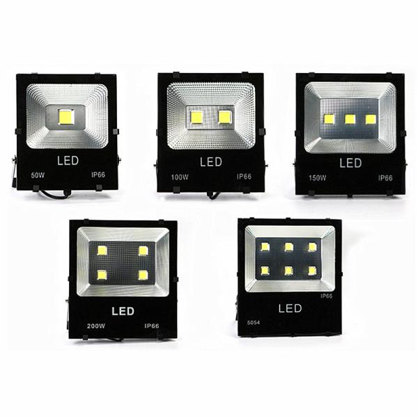 200W COB Led Flood Light Integrated Outdoor Aluminium High Brightness IP66