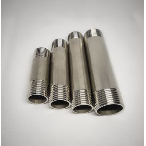1/4''-4.0'' Stainless Steel Male Thread Pipe Nipple for Sanitary Double Pipe