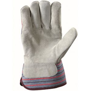 Palm Tig Welding Cow 100% Split Cowhide Leather Gloves Unlined