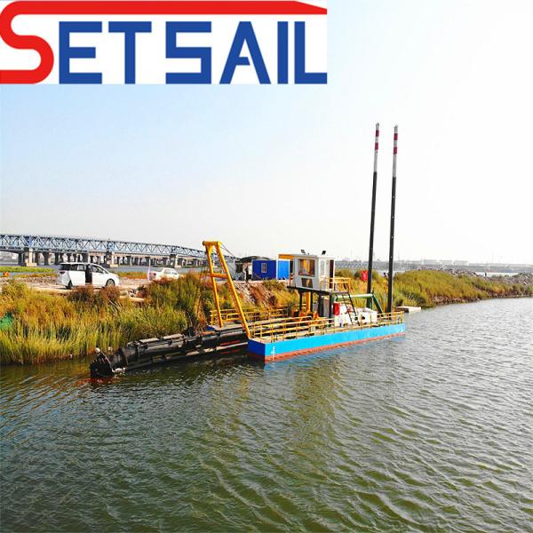 Siemens PLC Diesel Engine Cutter Suction Sand Dredger for Sale