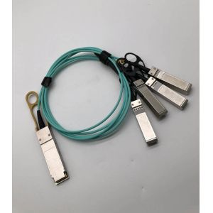 40G QSFP+ To 4x SFP+ AOC Optical Breakout Cable 5m OM3 850nm Multimode