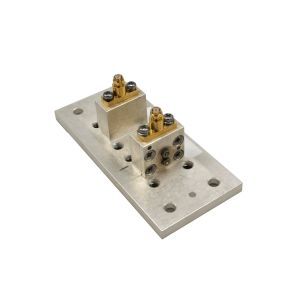 Low Vswr Coax To Waveguide Adapter Rf Transducer 30mm Length