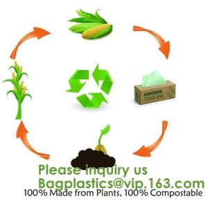 Home Compostable Eco Green Bioplastic Food Storage Resealable PLA Bags,Food,
