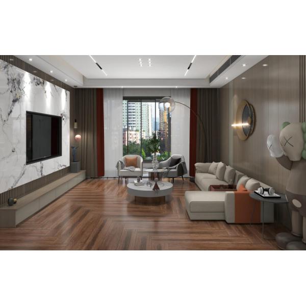 200x1200mm Wooden Porcelain Tiles Silvery Brown for Floor and Wall