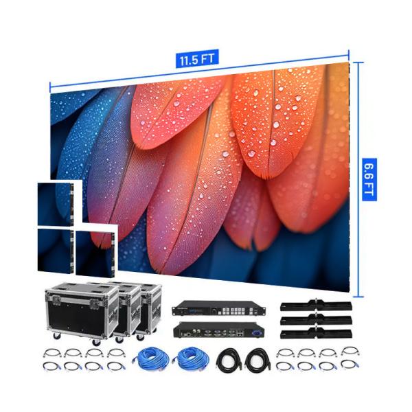 Buy Outdoor P4.81 SMD2020 Pixel Configuration LED Rental Screens with High Contrast at wholesale prices