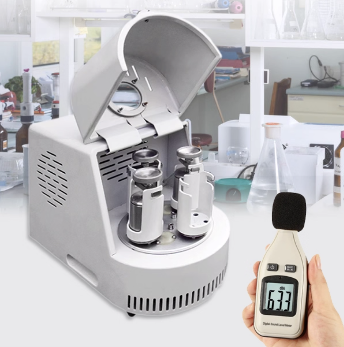 Laboratory small planetary ball mill,dry and wet pulverizer, nano sample