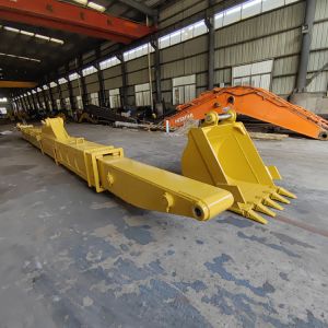 Quality 20-50T CAT320D Excavator Telescopic Arm With Hydraulic Cylinder Control System for sale