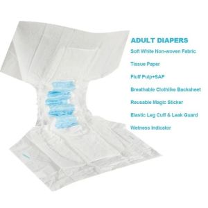 Snuggly Gentle Disposable Breathable Fragrance Free Diapers with Wetness