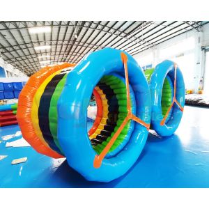 Commercial Blow Up Walking Rollers Inflatable Water Roller Wheel