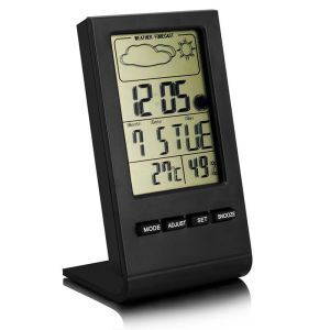 LCD Display New Thermo hygrometer Weather Station Black Digital Hygrometer