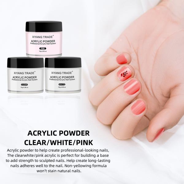 Professional Acrylic Nail Kit for Beginners With Nail Brush Monomer Acrylic Powder Set Nail Extension Form