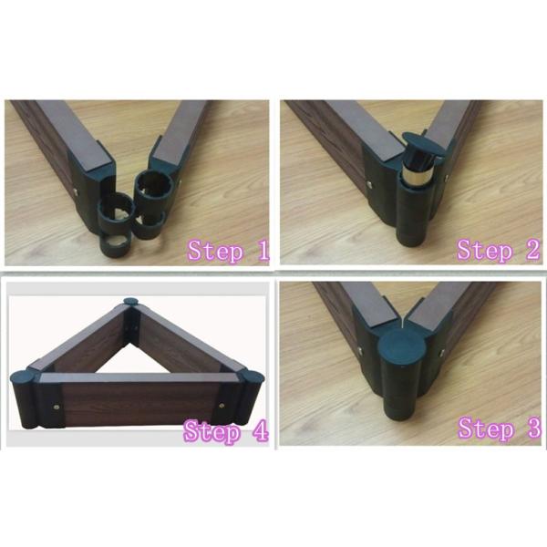 Buy Accembly wpc planter modern garden flower vegetable pot at wholesale prices