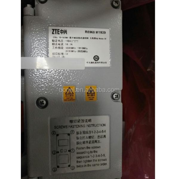 ZTE R8968 M1920 TD-SCDMA 48V GSM/UMTS BBU ZTE ZXSDR R8968 RRU WCDMA TD-LED LTE DPC-R OLPB RIK 2T2R