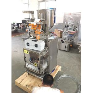 PLC Control Shampoo Sachet Filling Machine 50ML Stainless Steel
