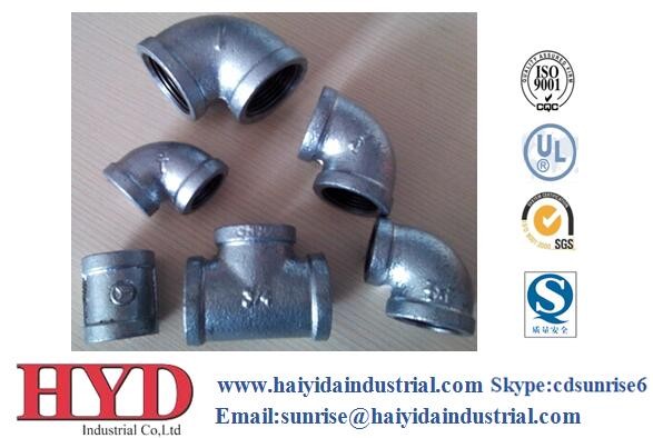 Buy Galvanized malleable iron pipe fitting China factory at wholesale prices
