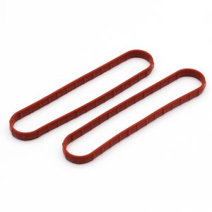 Orange OEM Silicone Rubber Washer Non Standard Customized