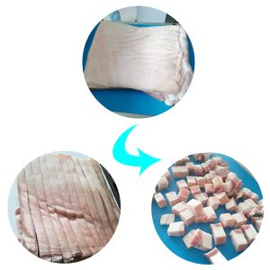 Large Capacity Fresh Meat Slicer / Fresh Meat Strip Cutting Machine