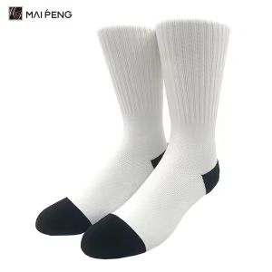 Cartoon Half Terry Sublimation Printed Socks Breathable Cotton Custom